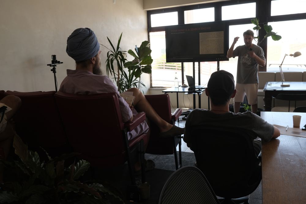 A Conscious Money Club session in Ericeira