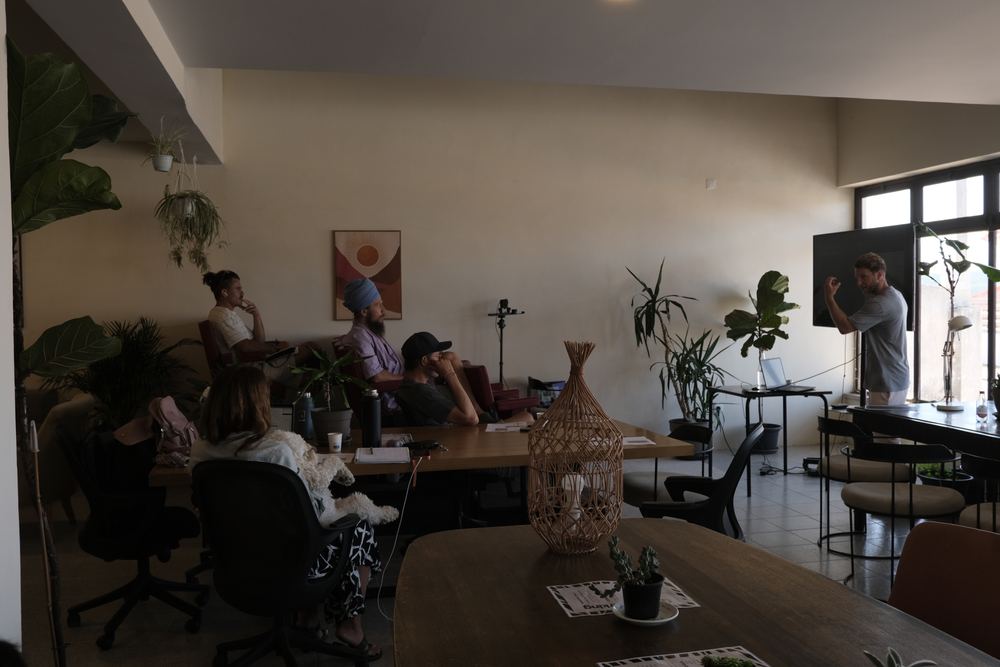 A Conscious Money Club session in Ericeira